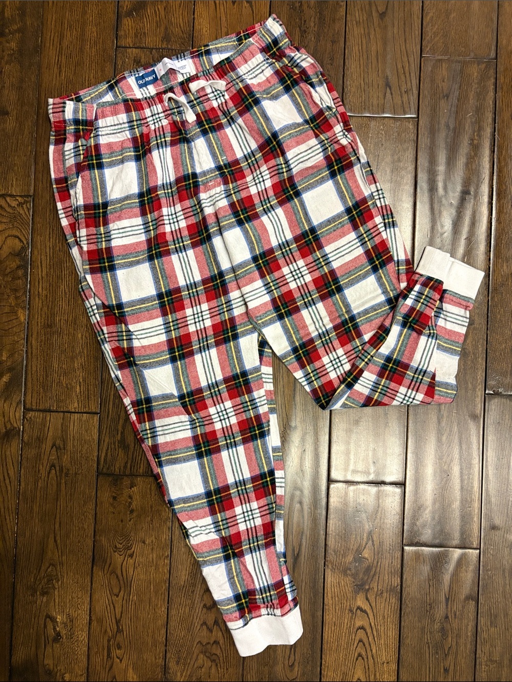 Old Navy Red, White & Blue Plaid Lounge Pants